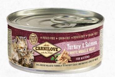 Carnilove Cat FN Dose Kitten Turkey, Salmon 100g (VE=12) - 528950