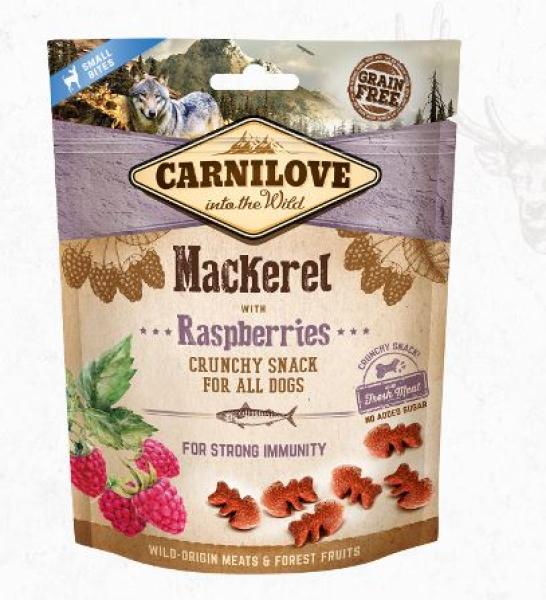 Carnilove Dog Crunchy Snack Mackerel, Raspberries 200g (VE=6) - 528875