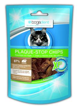bogadent Plaque-Stop Chips Poulet Katze 50g
