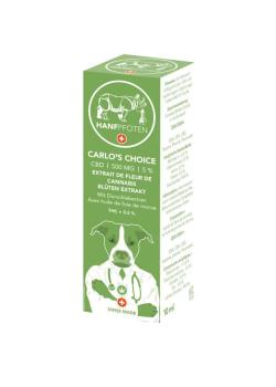 Hanfpfoten Can Carlo's Choice CBD Öl 500mg 10 ml Flasche