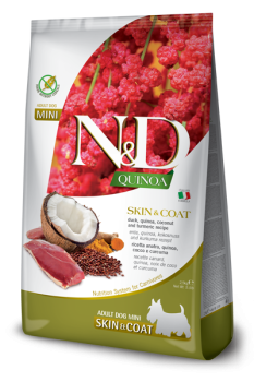 N&D Quinoa canine Skin & Coat Duck Mini 7kg