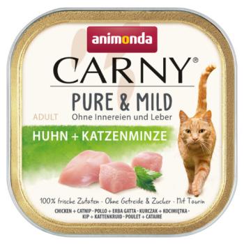 Animonda, Katze Ad. Carny Pure + Mild Huhn + Katzenminze 100g / VE 32