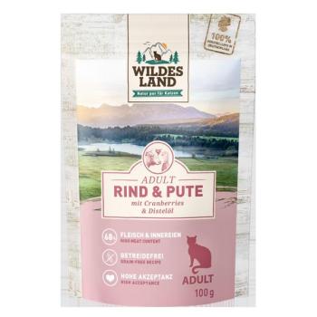 Fel Adult Rind Pute Cranberries 12x100g