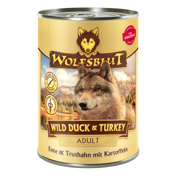 Can Adult Wild Duck & Turkey Adult - Ente & Truthahn mit Kartoffel 6x395g