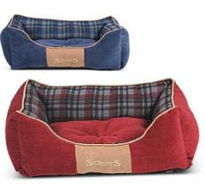 Scruffs Highland Box Bed Red M 60 x 50 cm