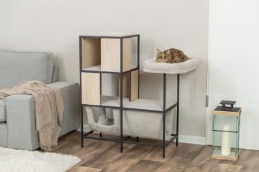 Kratzbaum CityStyle mit Metallgestell, 100cm, creme