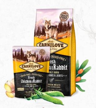 Carnilove Dog TF Adult Fresh Chicken & Rabbit 12kg  - 527526