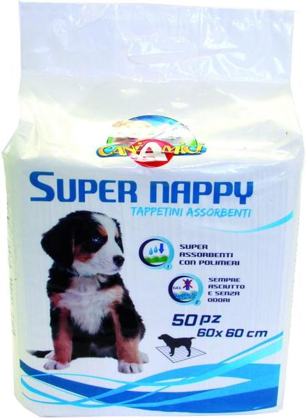 Super Nappy saugfaehige Unterlage 60 x 90 cm 50 Stueck