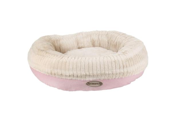Scruffs Ellen Donut rundes Bett , 75 cm, Pink