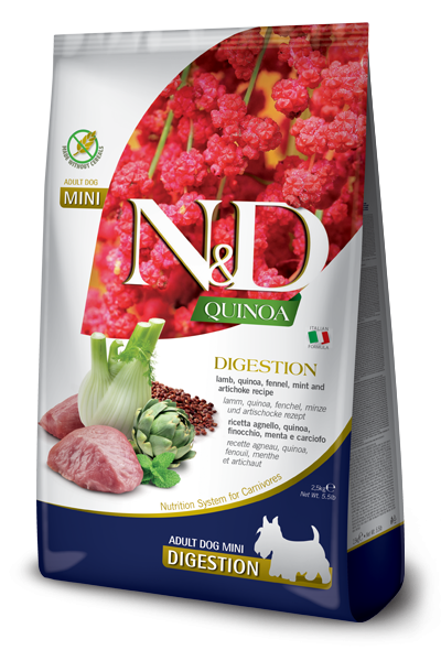 N&D Quinoa canine Digestion Lamb Mini 7kg