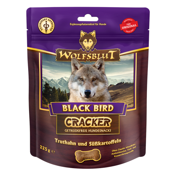 Can Cracker Black Bird - Truthahn mit Suesskartoffel 6x225g