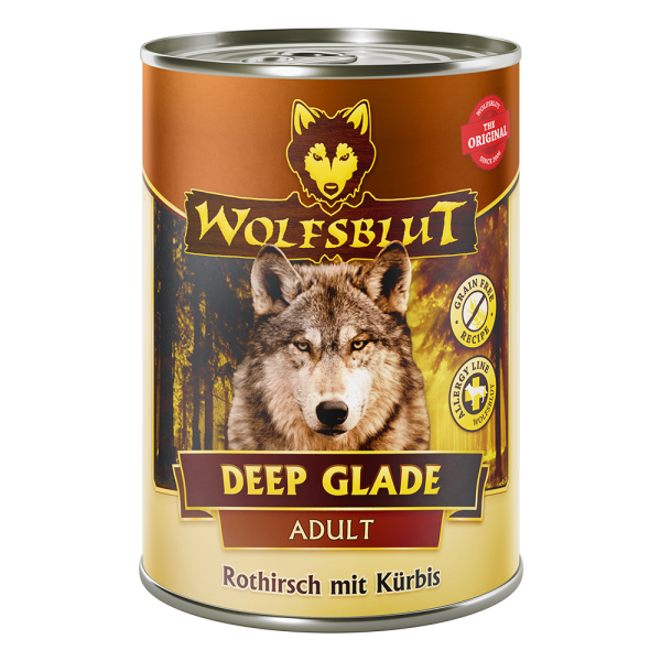 Can Adult Deep Glade - Rothirsch mit Kuerbis 6x395g