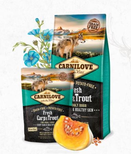 Carnilove Dog TF Adult Fresh Carp & Trout 12kg  - 527557