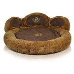 Scruffs Grizzlybearebed Brown - Brown, 130x130x50 cm