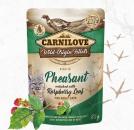Carnilove Cat FN Pouch Pheasant, Raspberry Leaves / Fasan, Himbeerbl. 85g (VE=24) - 537556